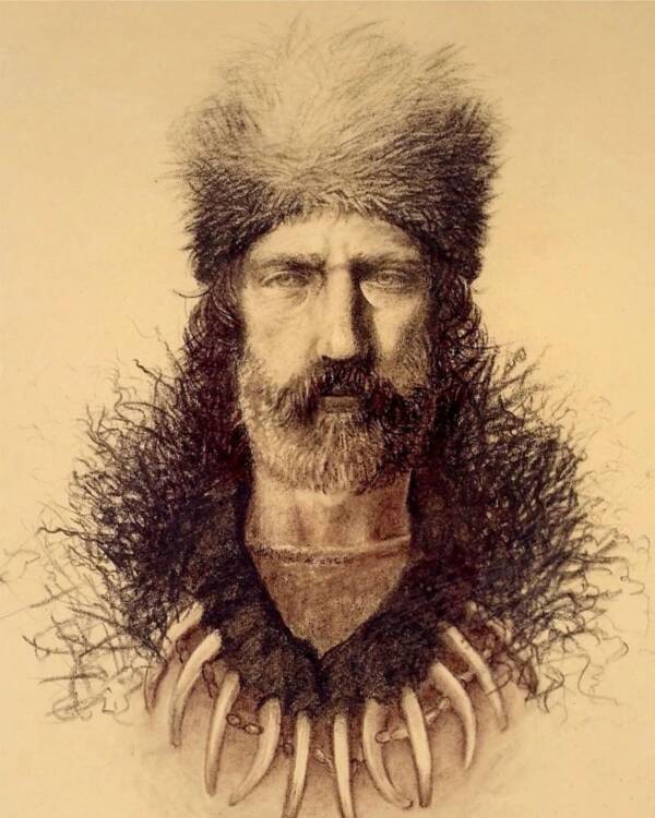 Sketch Of Hugh Glass