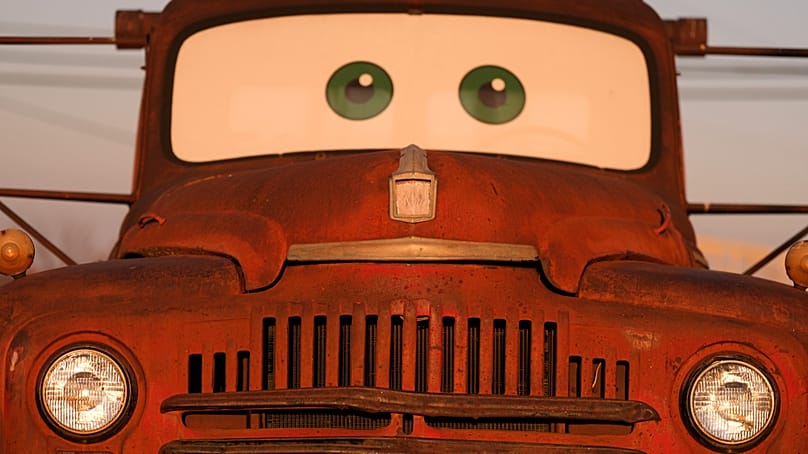 A truck at Kan-O-Tex Service Station in Galena, Kansas, inspired the character Tow Mater in Pixar film Cars
