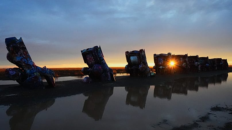 Cadillac Ranch in Amarillo, Texas