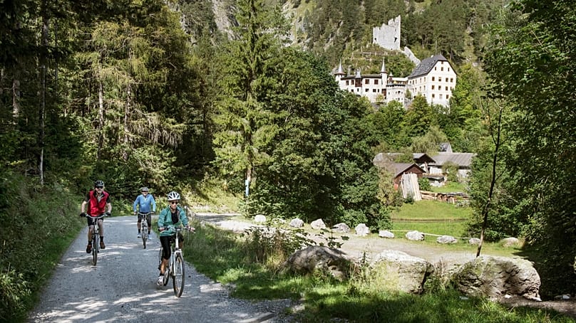 Via Claudia Augusta at Fernstein Castle in Nassereith
