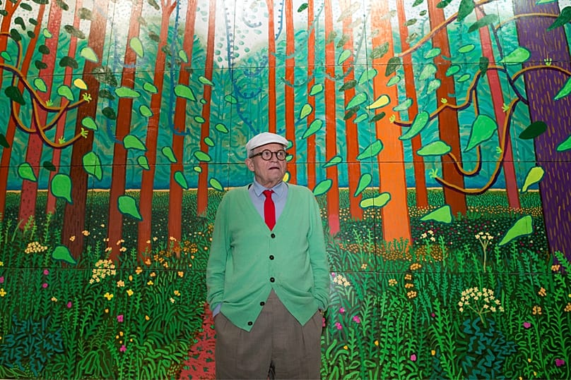British painter David Hockney