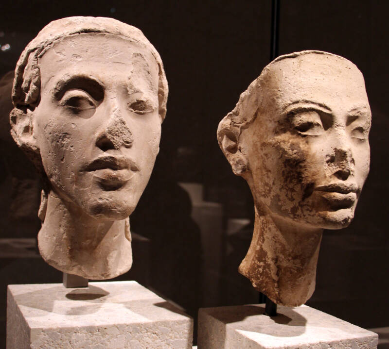 Akhenaten And Nefertiti