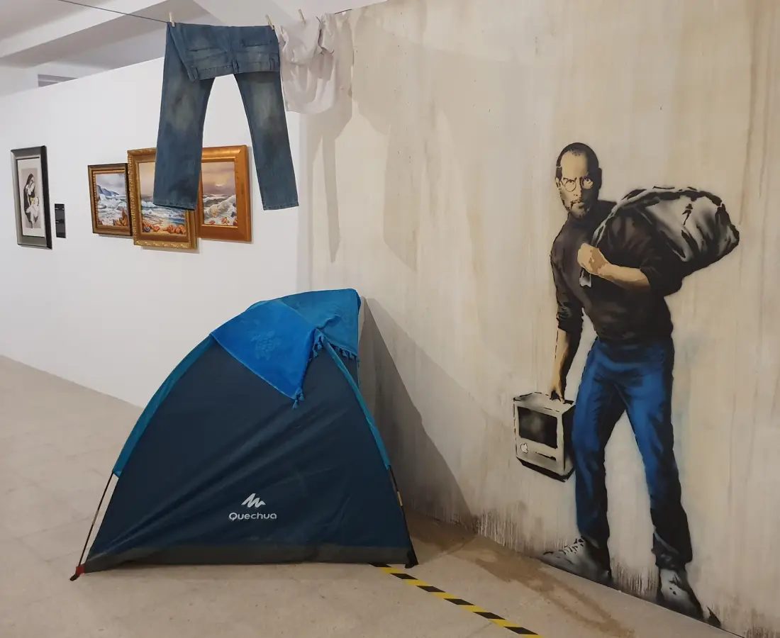 Steve Jobs graffiti