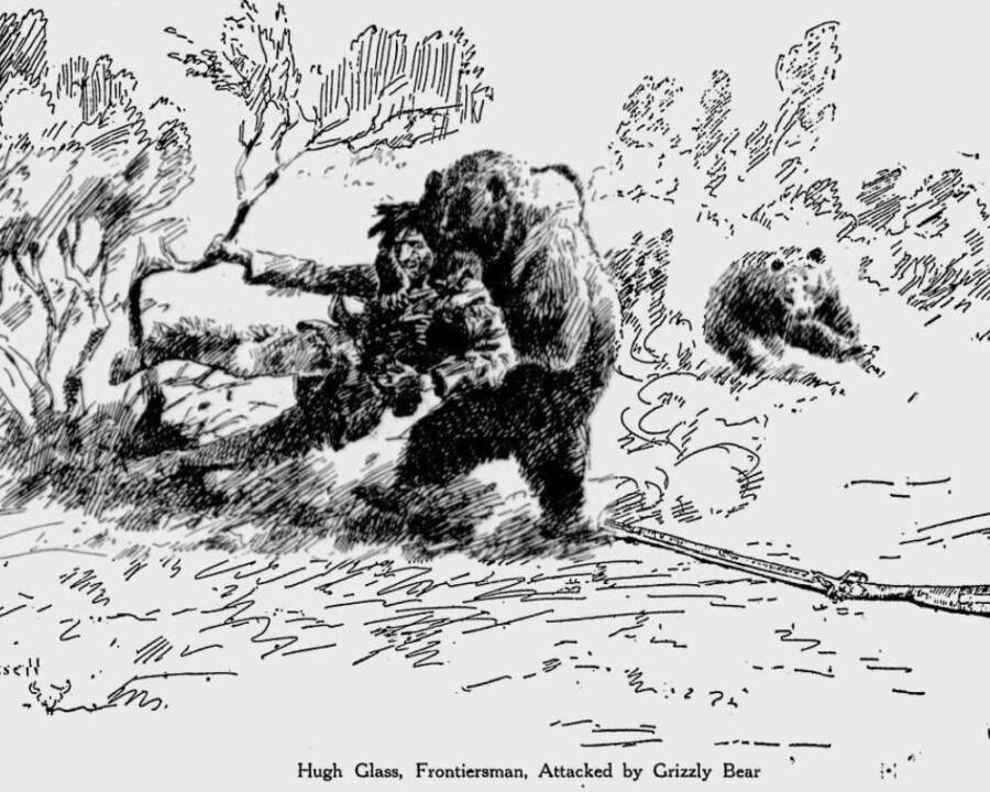 Bear Attacking Hugh Glass