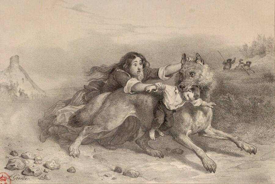 Beast Of Gevaudan With Child
