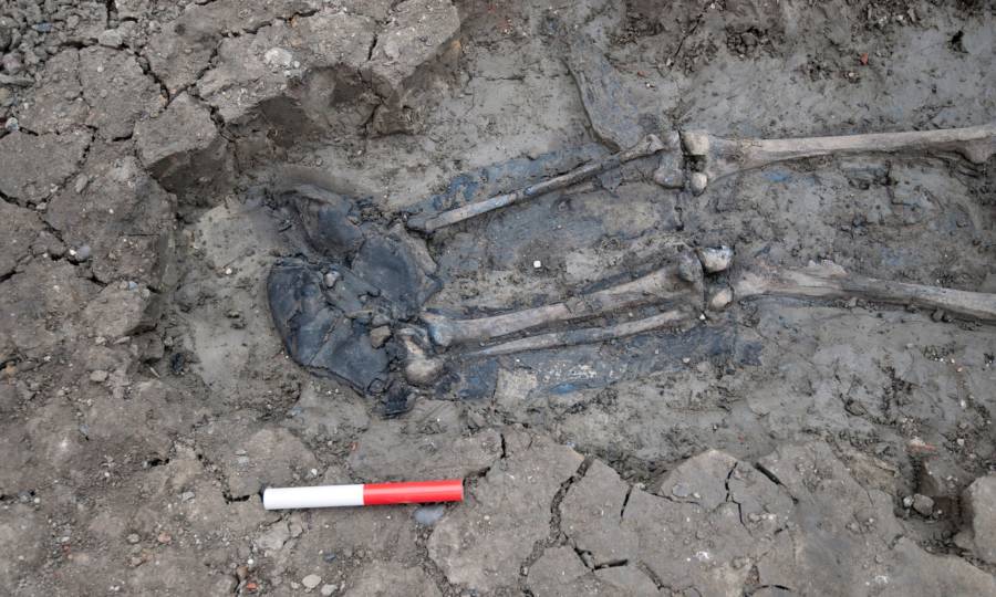 Skeleton With Leather Boots