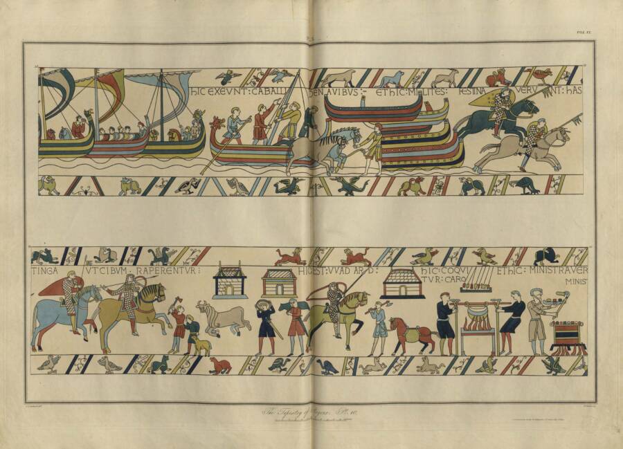 Charles Stothard Bayeux Tapestry Engraving