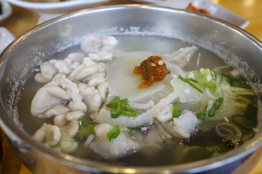 Cod Milt Soup In Korea