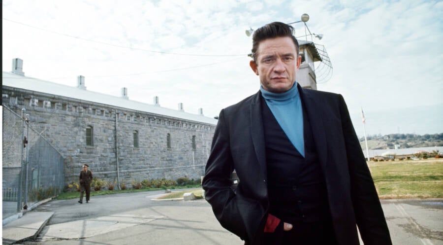 Johnny Cash Outside Folsom Prison