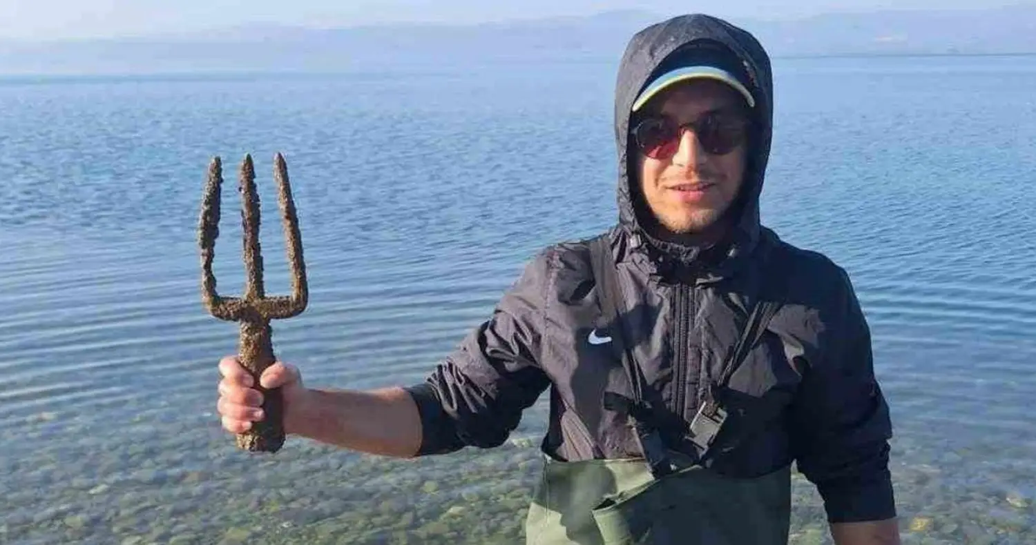 Рибар в Турция извади древен тризъбец от епохата на Римската империя