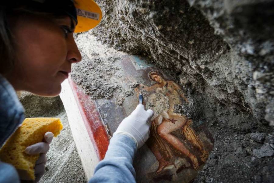 Pompeii Erotic Fresco