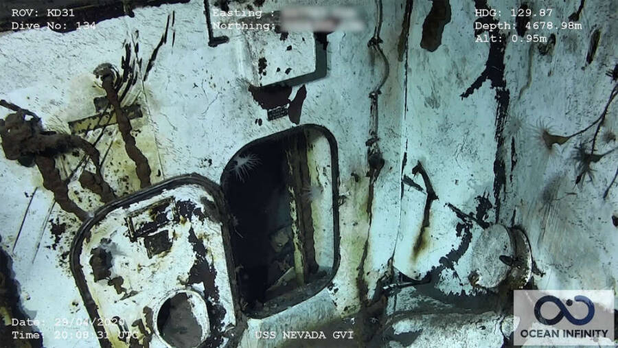 'USS Nevada' Hatch And Bulkhead