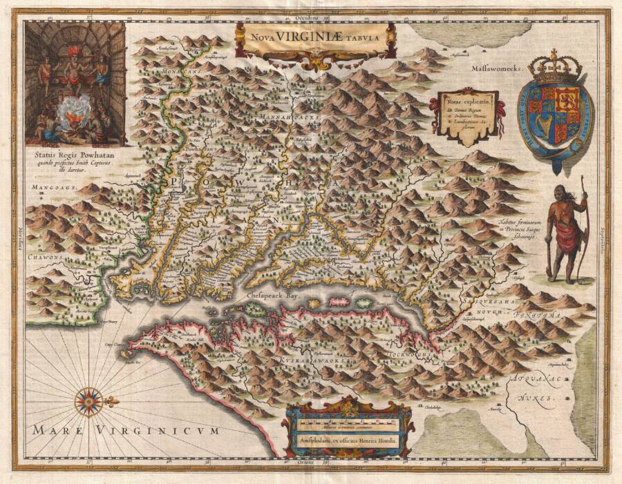Virginia Colony Map