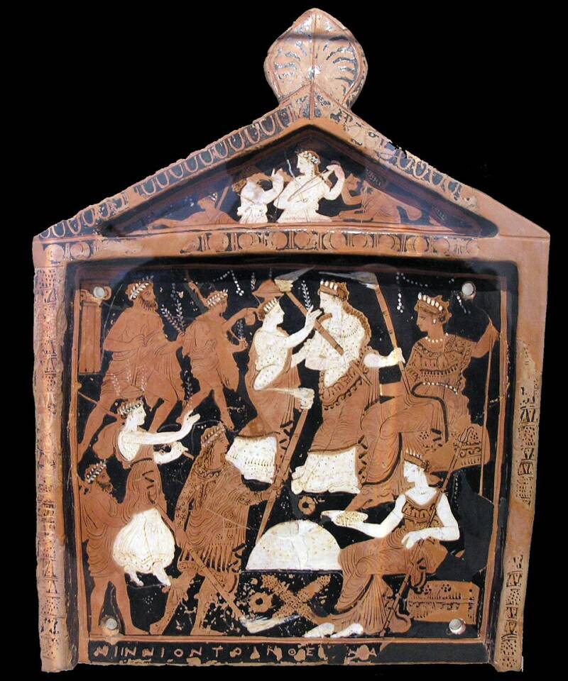 Votive Plaque Of The Eleusinian Mysteries