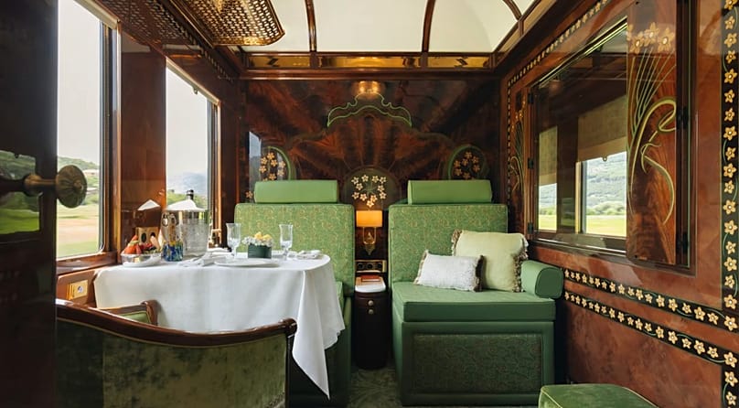 Луксозен суита във влака Venice Simplon-Orient-Express