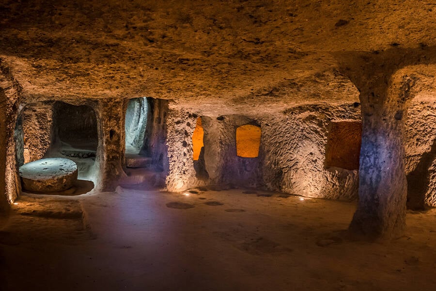 Derinkuyu Underground City In Cappadocia Turkey