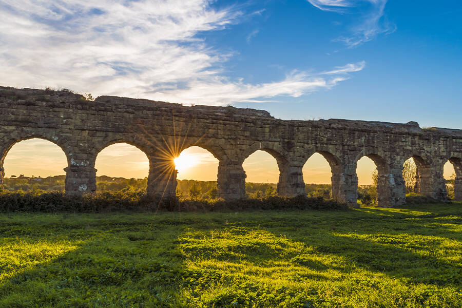 The Park of the Aqueducts in Rome