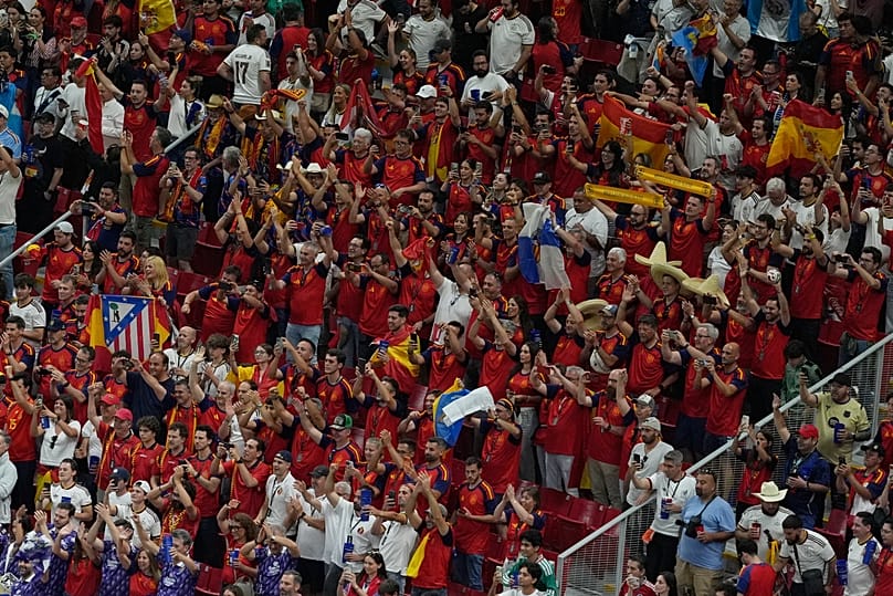 Spain fans