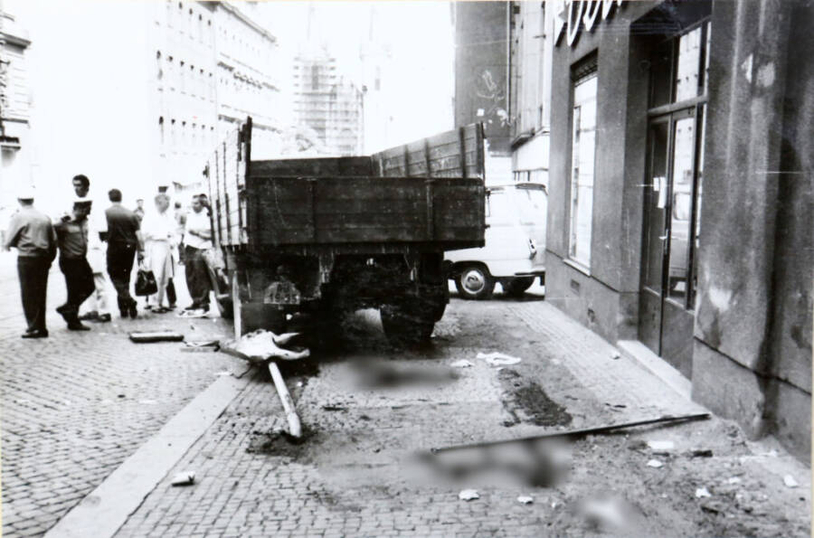 Aftermath Of Olga Hepnarová's Attack