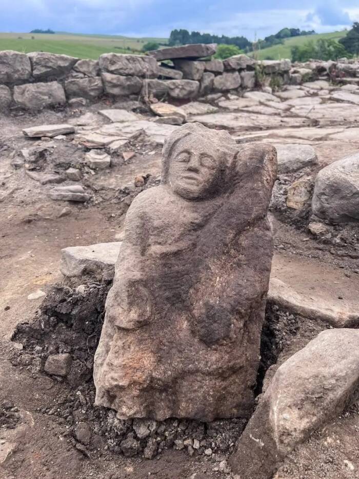 Древен римски статует на Гений