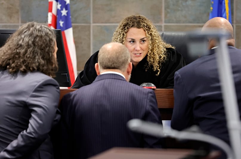 Judge and lawyers
