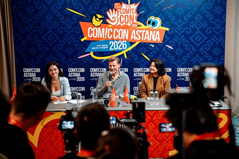 Nikolaj Coster-Waldau at a press conference