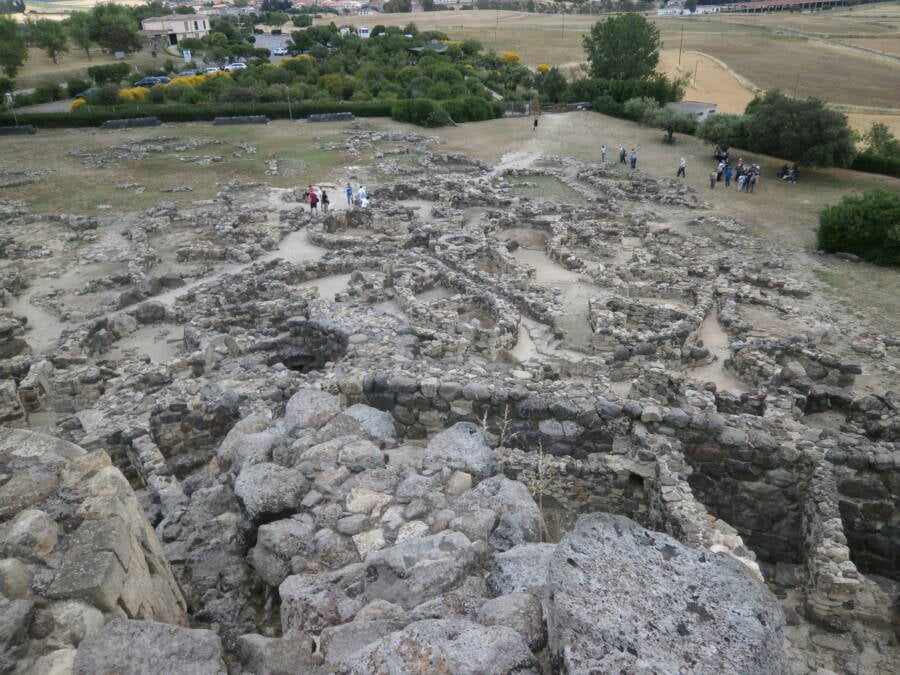 Aerial View Of Su Nuraxi
