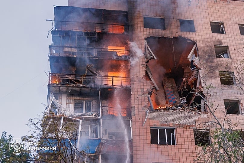 Разрушения след въздушен удар