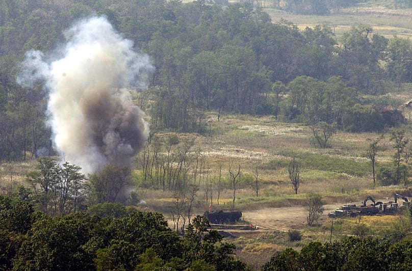 Landmine removal in DMZ