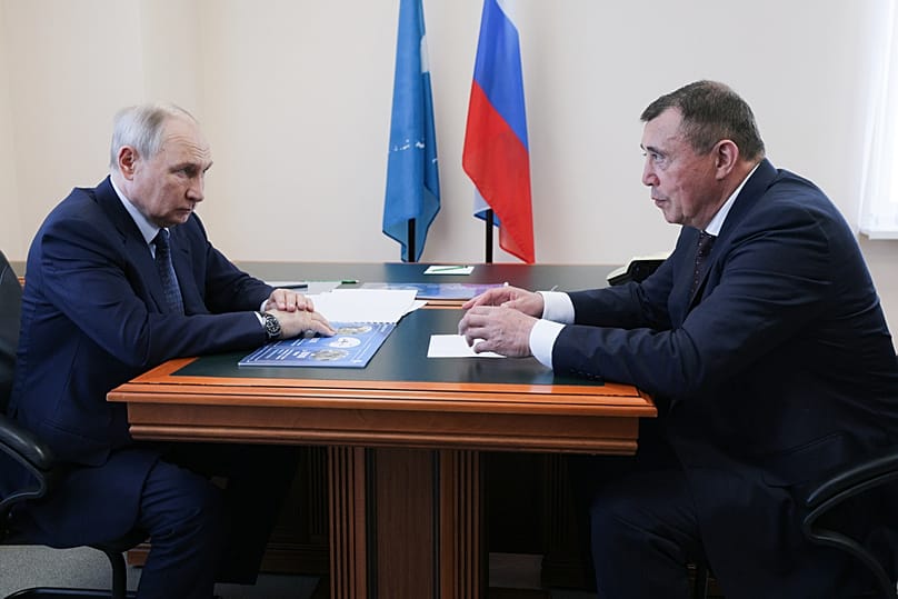 Владимир Путин в Курилск