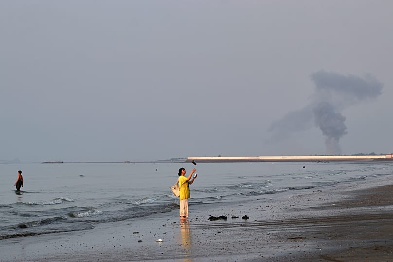 Strait of Hormuz explosion