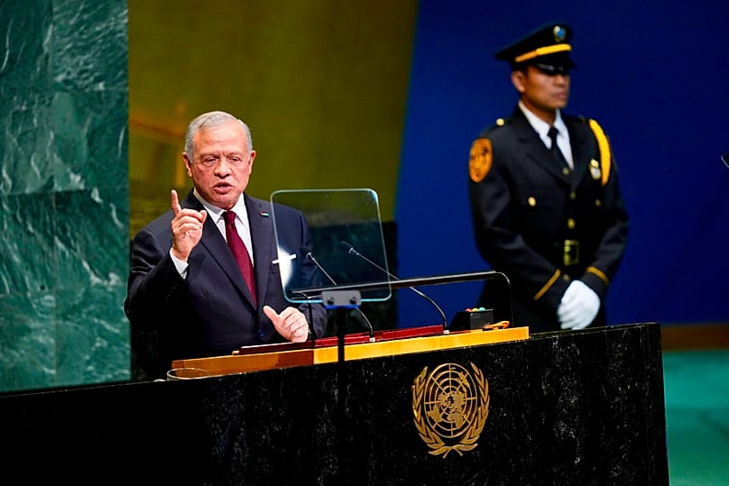 Крал Абдула II в ООН