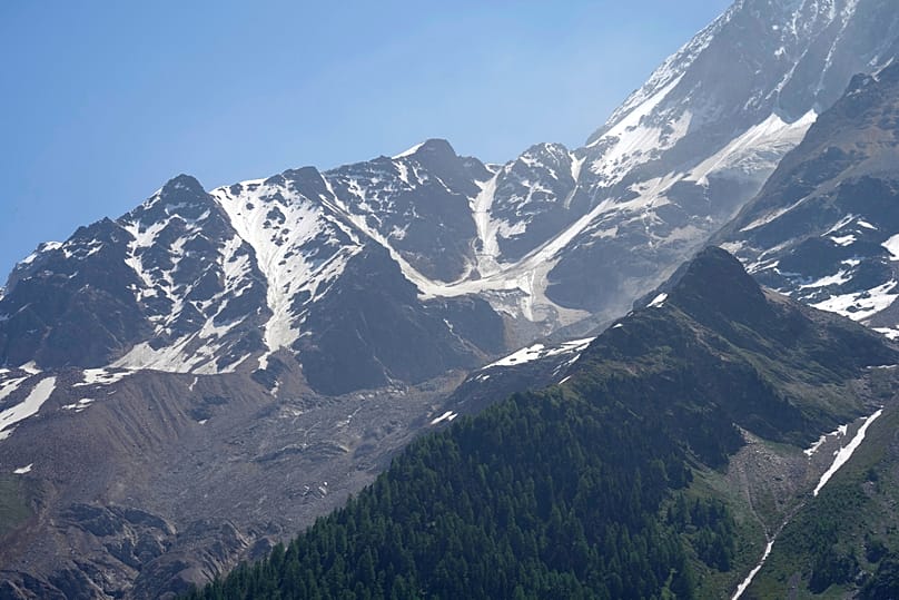 The aftermath of the Birch Glacier collapse