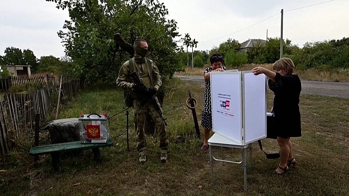 Москва организира вот в окупираните територии на Украйна