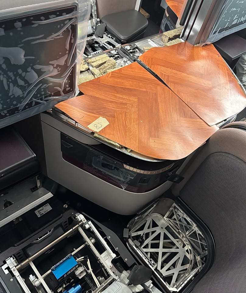 Qatar Airways cabin maintenance