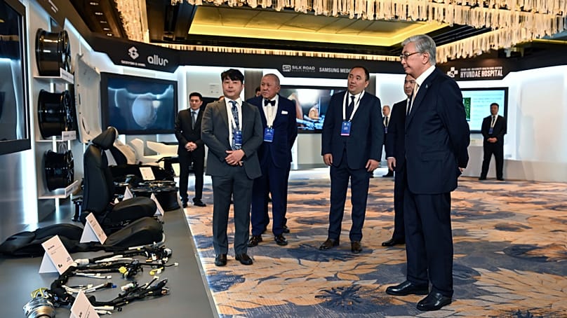 South Korean companies showcased their products to President Tokayev.
