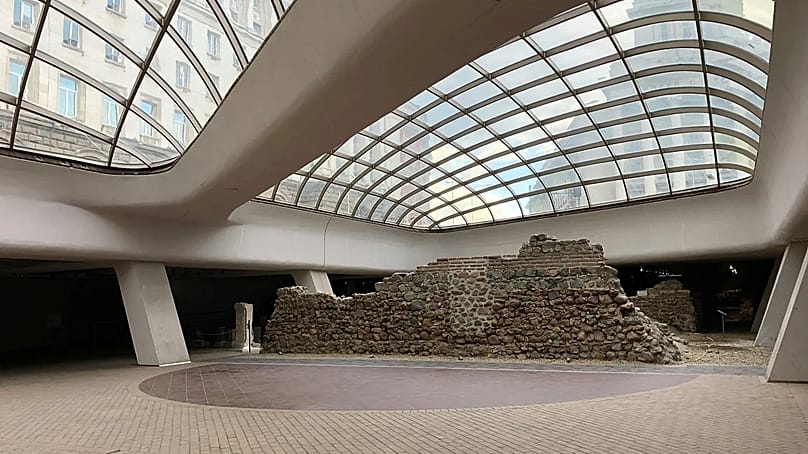 You can see Roman ruins within Serdika Metro Station