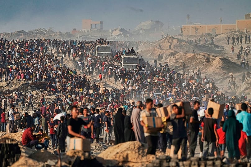 The UN estimates 1.2 million people have lost their homes in Gaza.