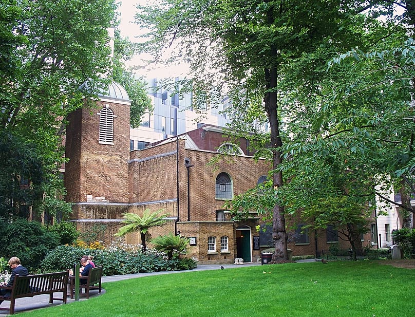 St Botolph Aldersgate Church, Postman's Park, London